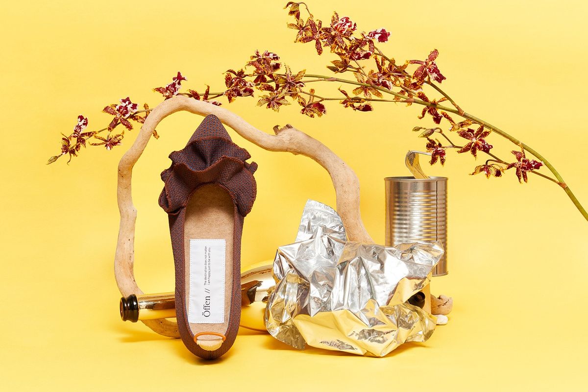 ペットボトルからリサイクルされた糸を使用したシューズ「Öffen（オッフェン）」