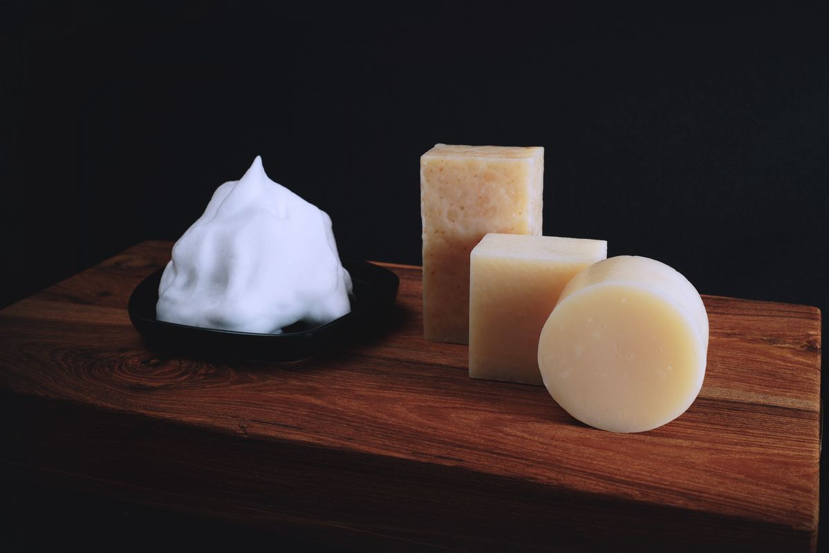 奥州サボンの泡イメージ