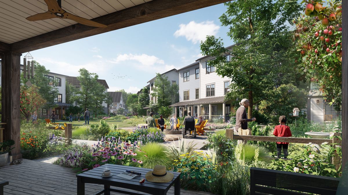 アメリカのサステナブルな住宅コミュニティ「ベリディアン・アット・カウンティ・ファーム」