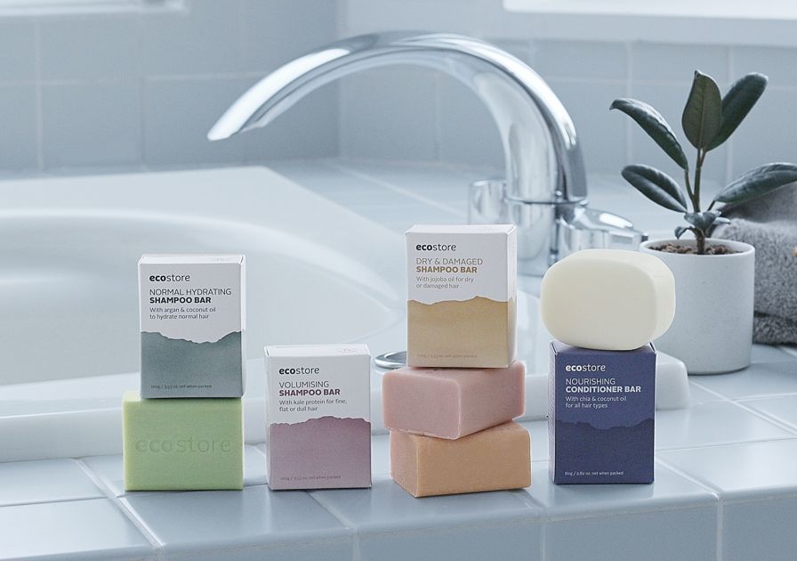 固形シャンプーとコンディショナー