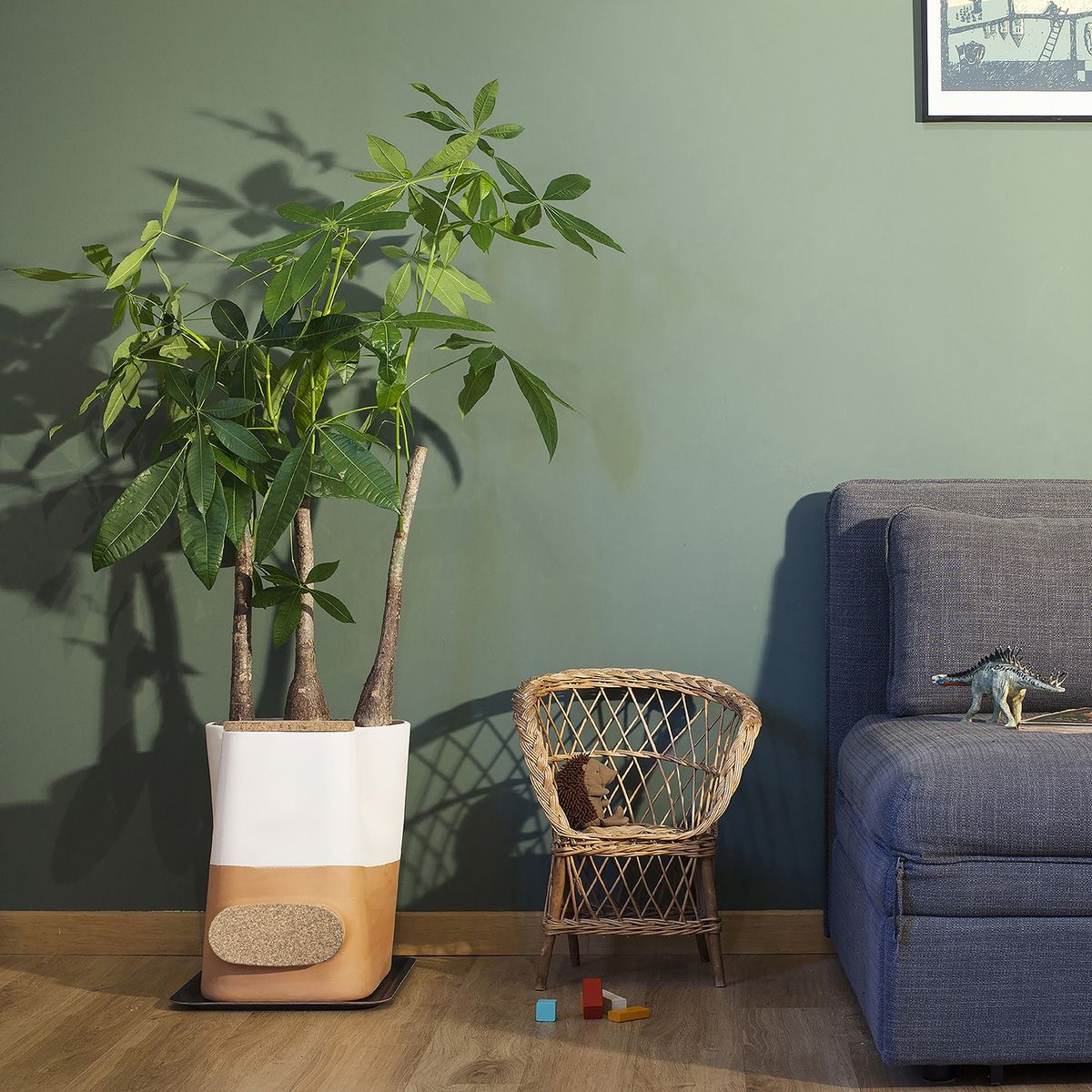 コンポスト一体型の植木鉢レイアウト例