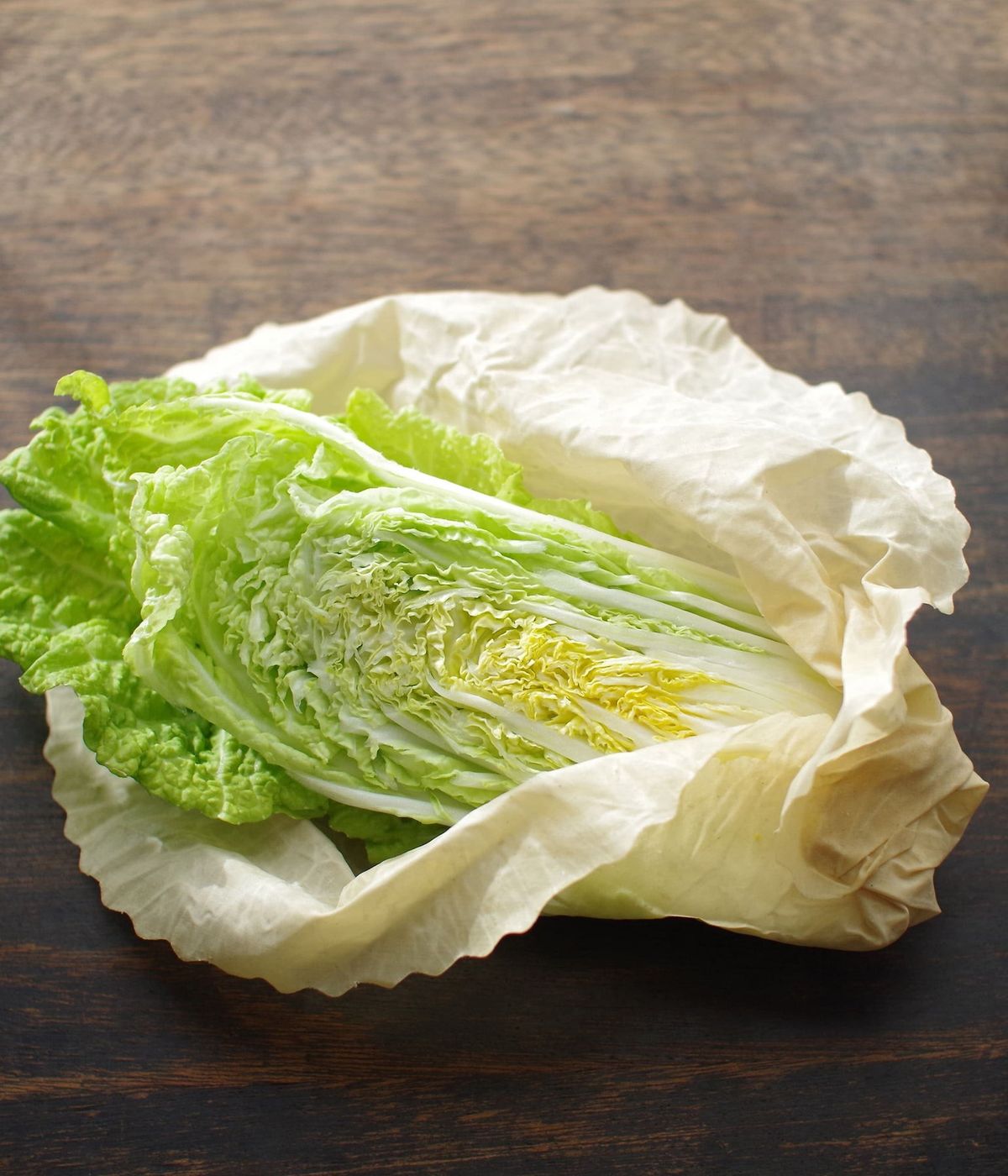 白菜を包んだ蜜蝋ラップ