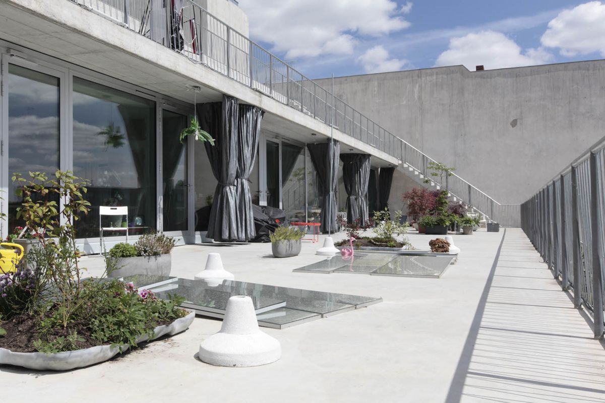 各テラスのガーデニングスペース