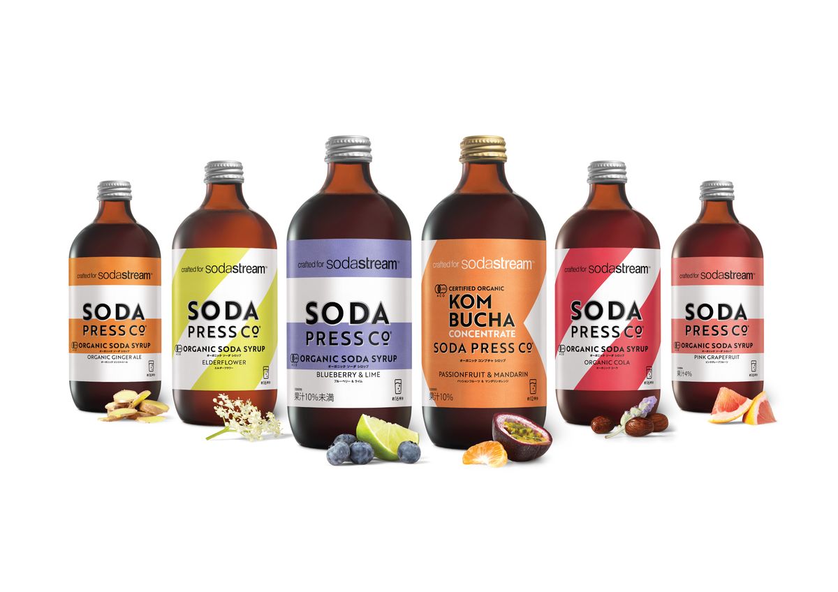 ソーダプレス オーガニックシロップ６種類