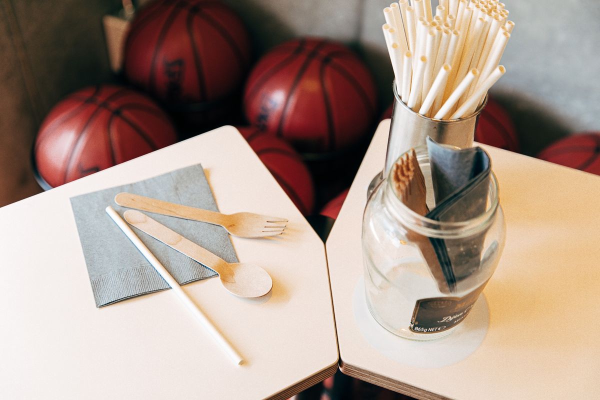 スペリオリティバーガーのエシカル資材