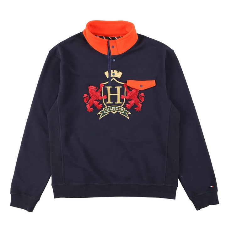 U0076*デッドストック*トミーヒルフィガー*3Bスーツ/シングルスーツ/ビジネススーツ/無地*ブラック/黒 トミーヒルフィガーのデッドストックをアップサイクル 新コレクション