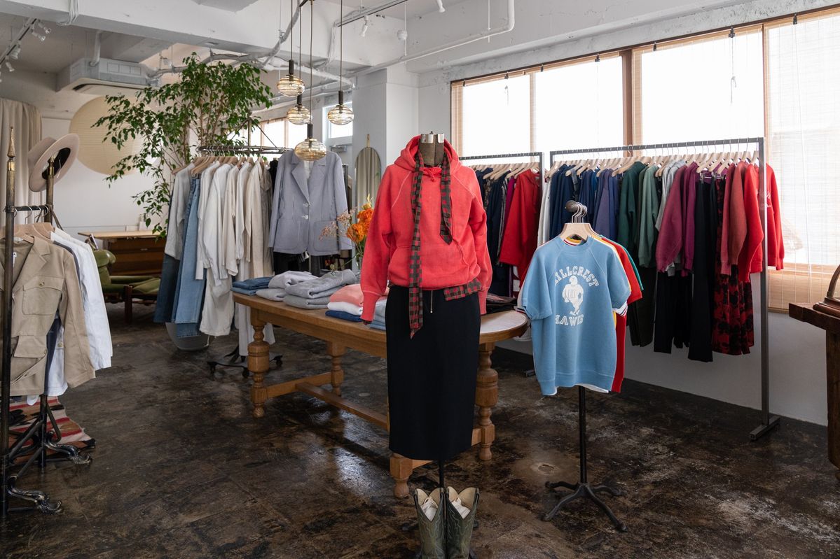 古着屋の店内