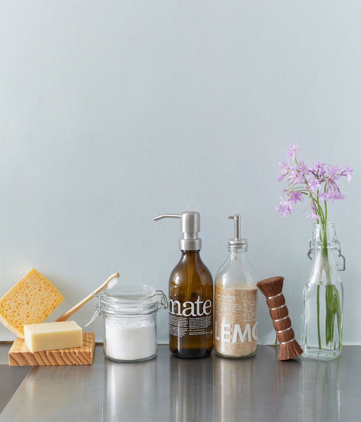 空き瓶を再利用したボトル