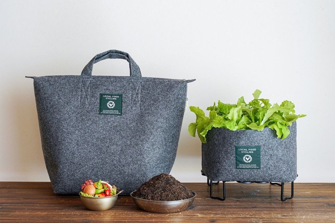 トートバッグ型のコンポスト