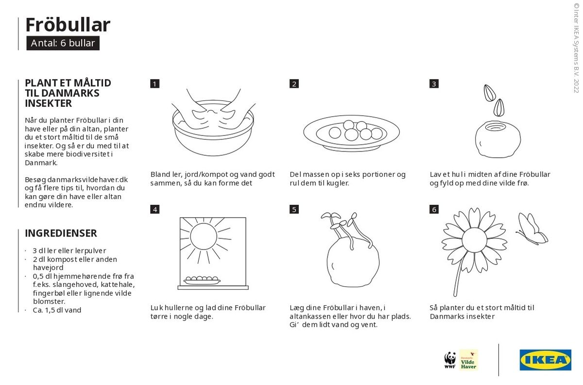 IKEAデンマーク 「seedball（シートボール）」を発売 生物多様性の保護をサポート