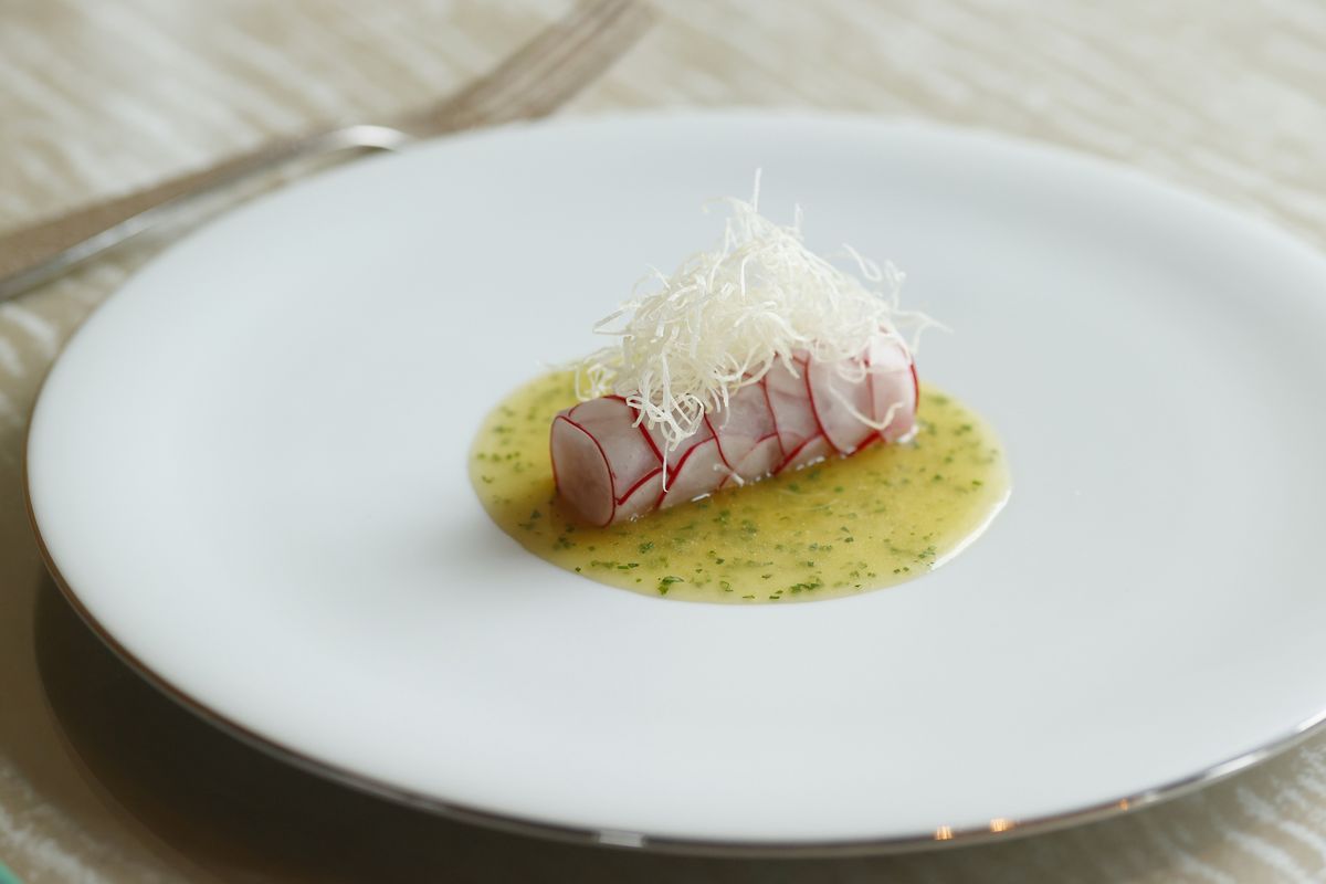 ハマチを使った前菜