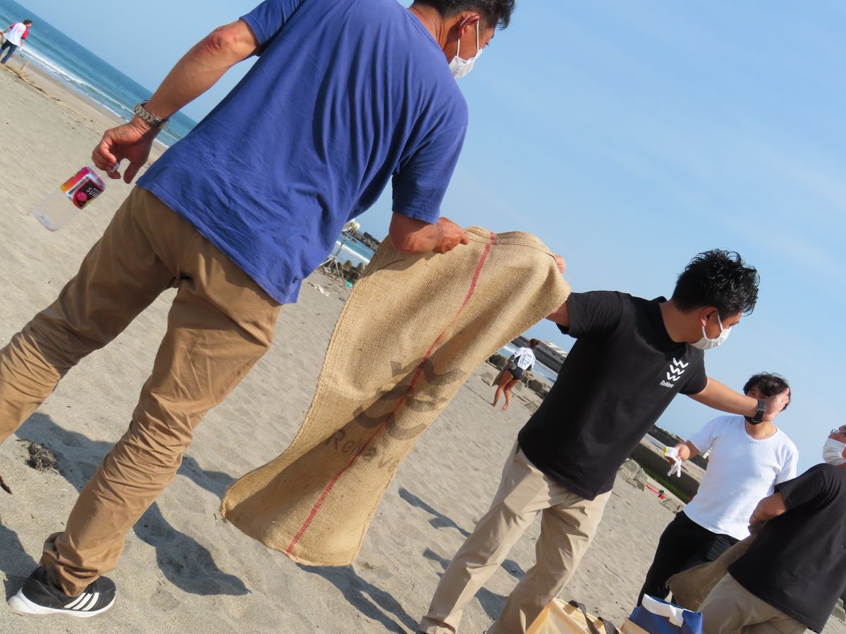 ビーチクリーン千葉・千倉海岸