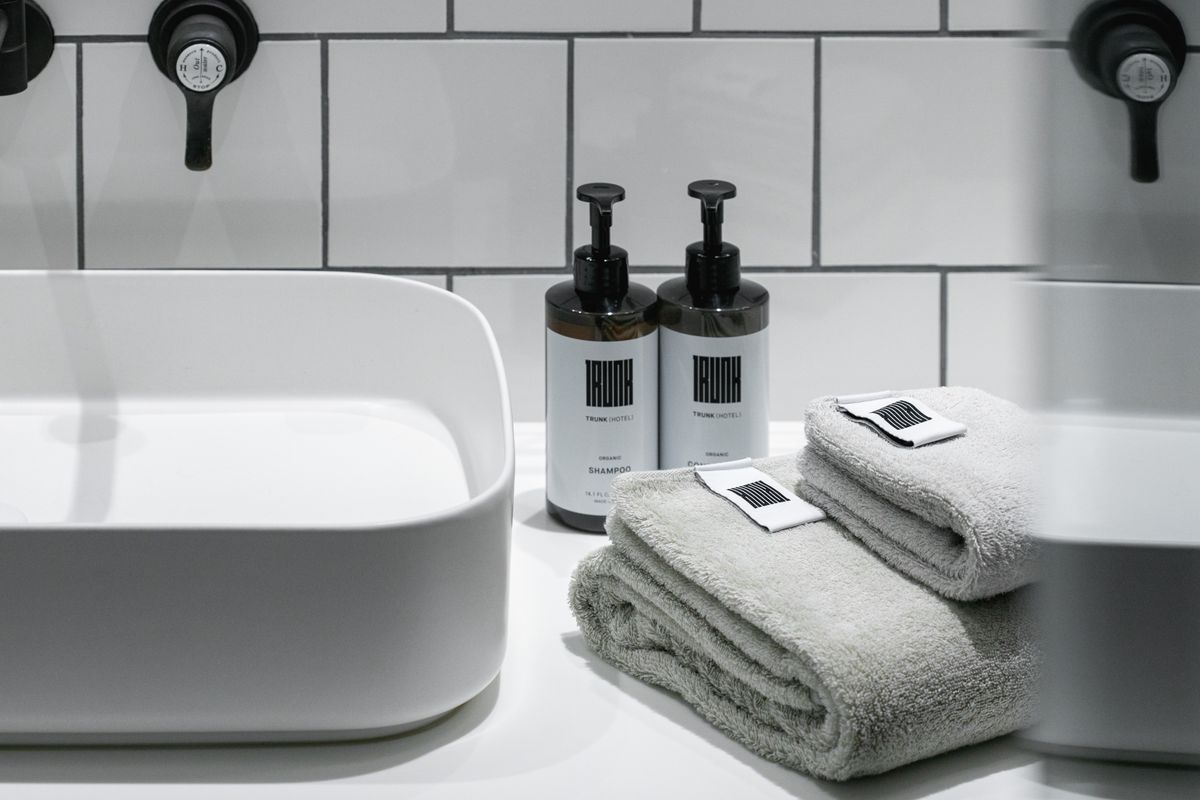 バスルームに置かれたアイテム