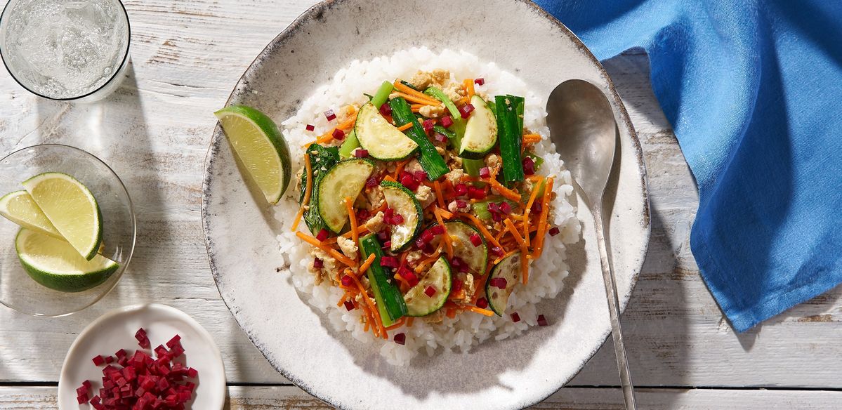 ヴィーガン夏野菜のビビンバ