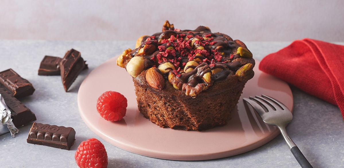 ヴィーガンチョコナッツマフィン