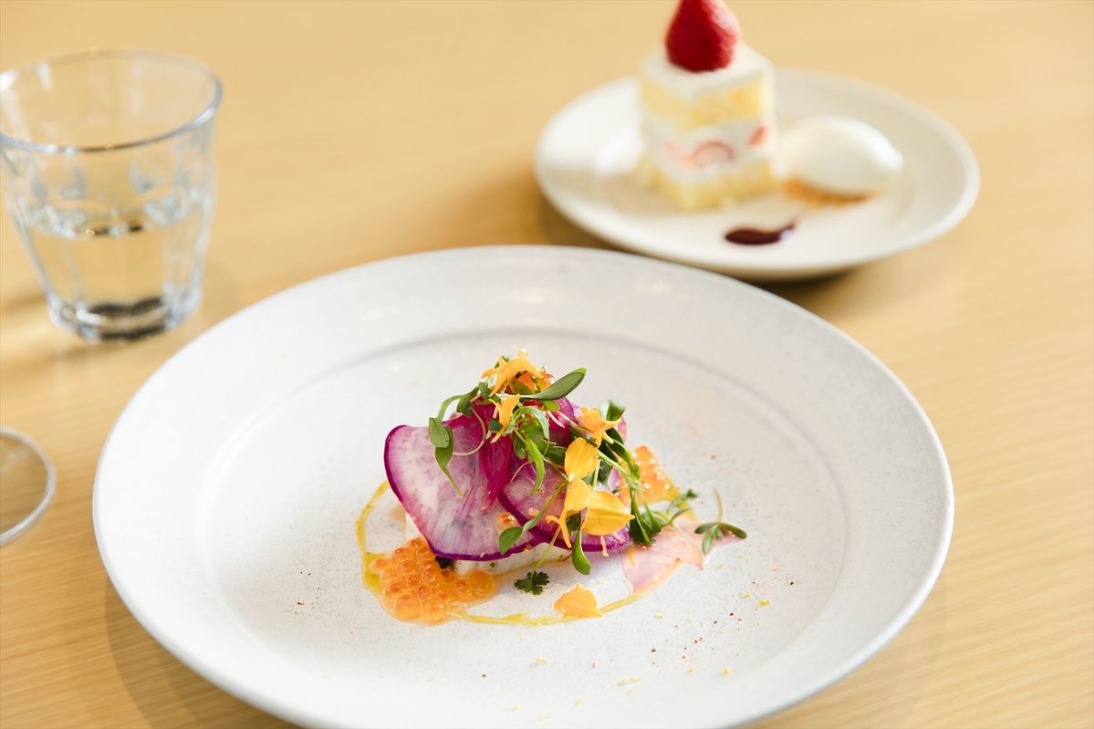 シェフがつくり上げる一皿