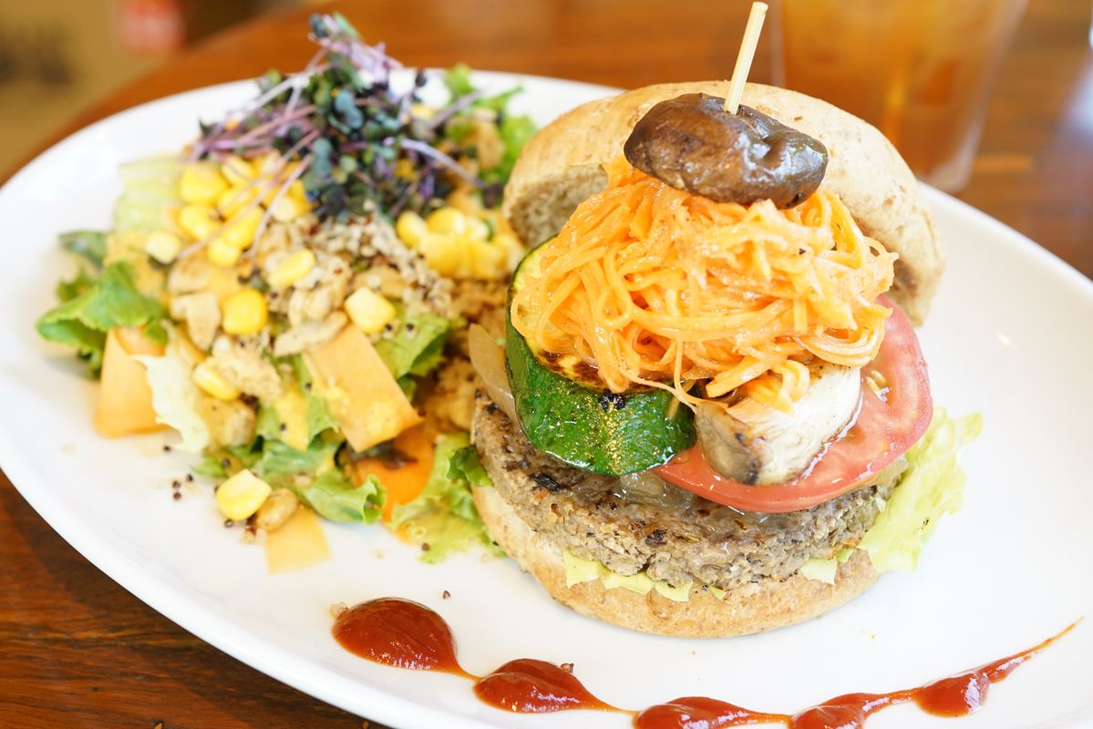 ベジバーガープレート