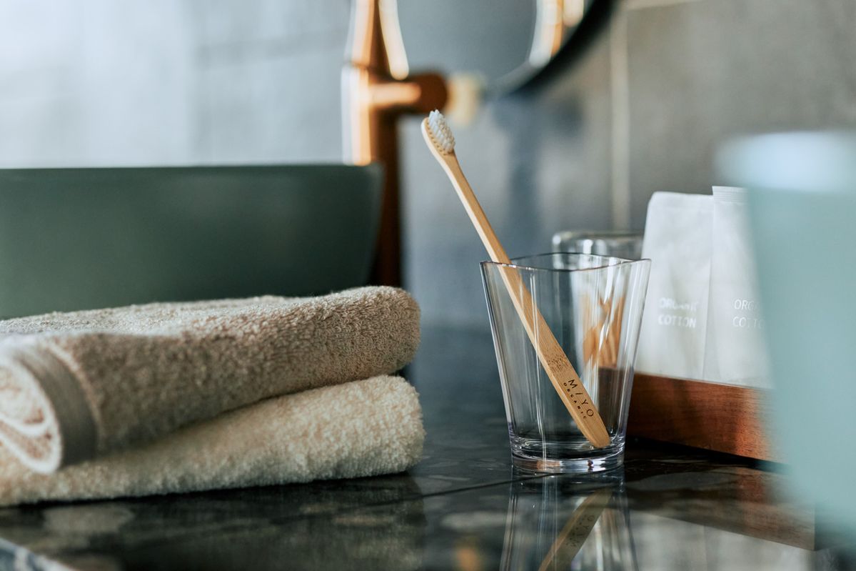 「MiYO Organic（ミヨオーガニック）」の竹でできたエコな歯ブラシ