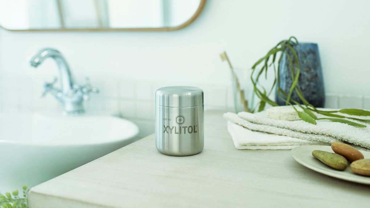 キシリトールガムの専用ボトル