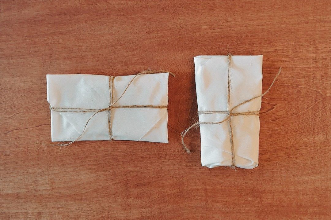 和晒を使ったサステナブル&おしゃれなラッピング方法