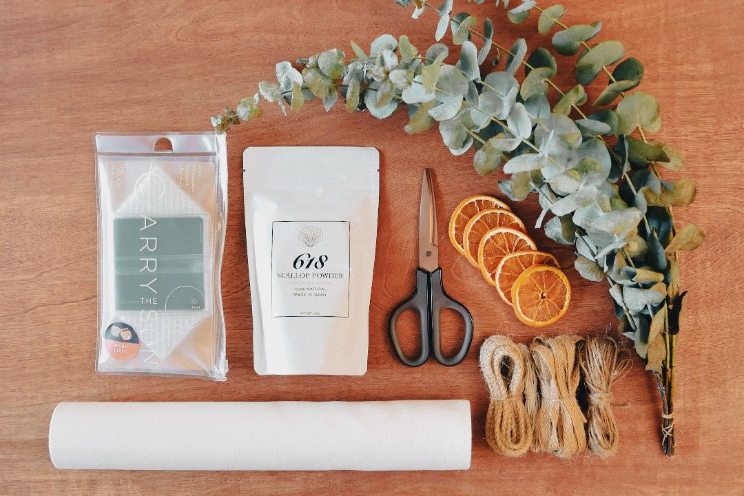 和晒を使ったサステナブル&おしゃれなラッピング、ラッピング方法は