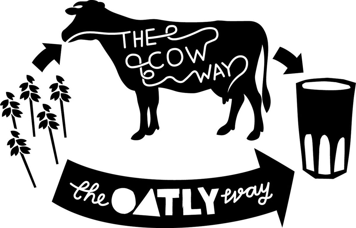 スウェーデン発のオーツミルク「OATLY（オートリ―）」を抱える男性