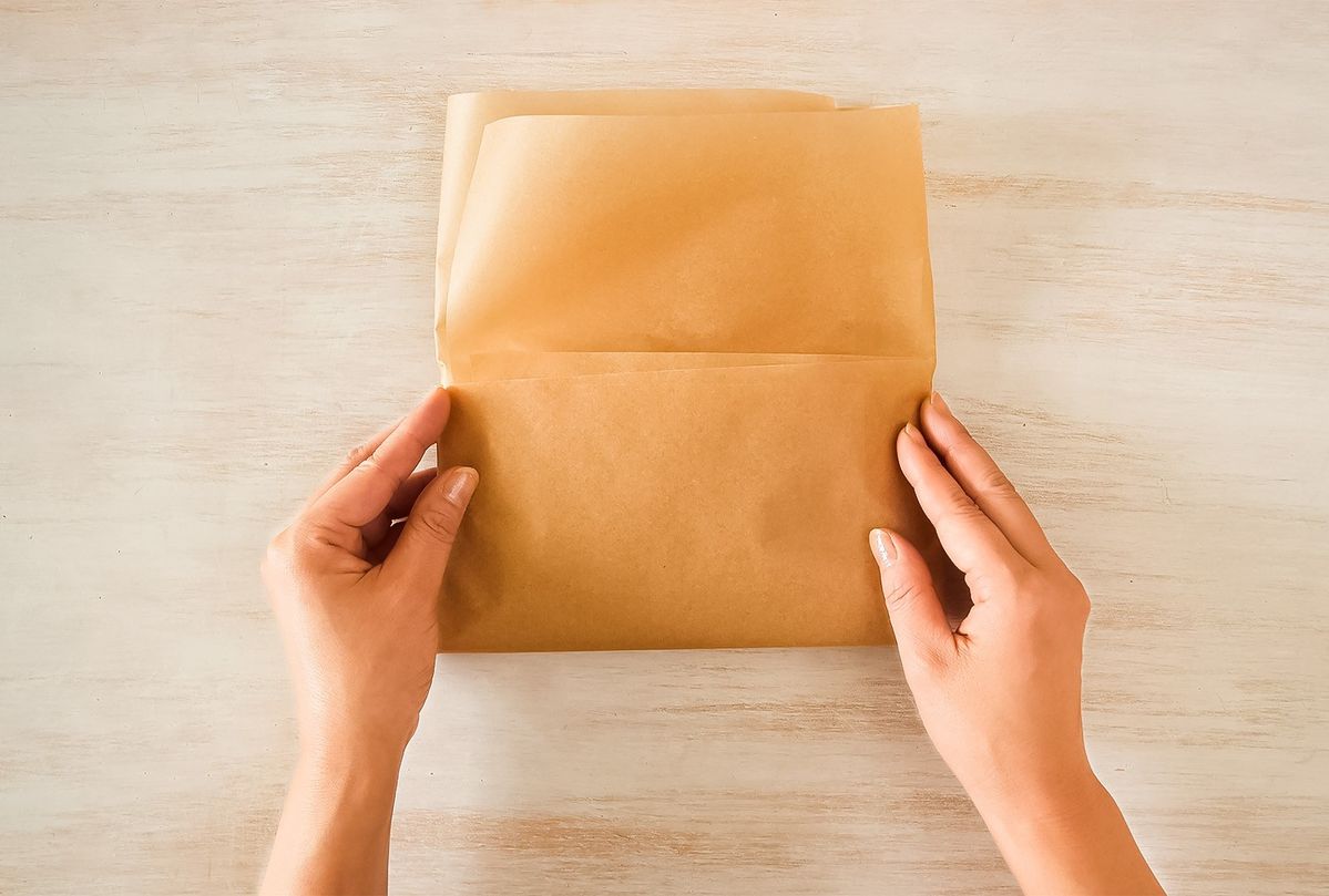 無漂白パーチメントベイキングペーパーでラッピングする方法