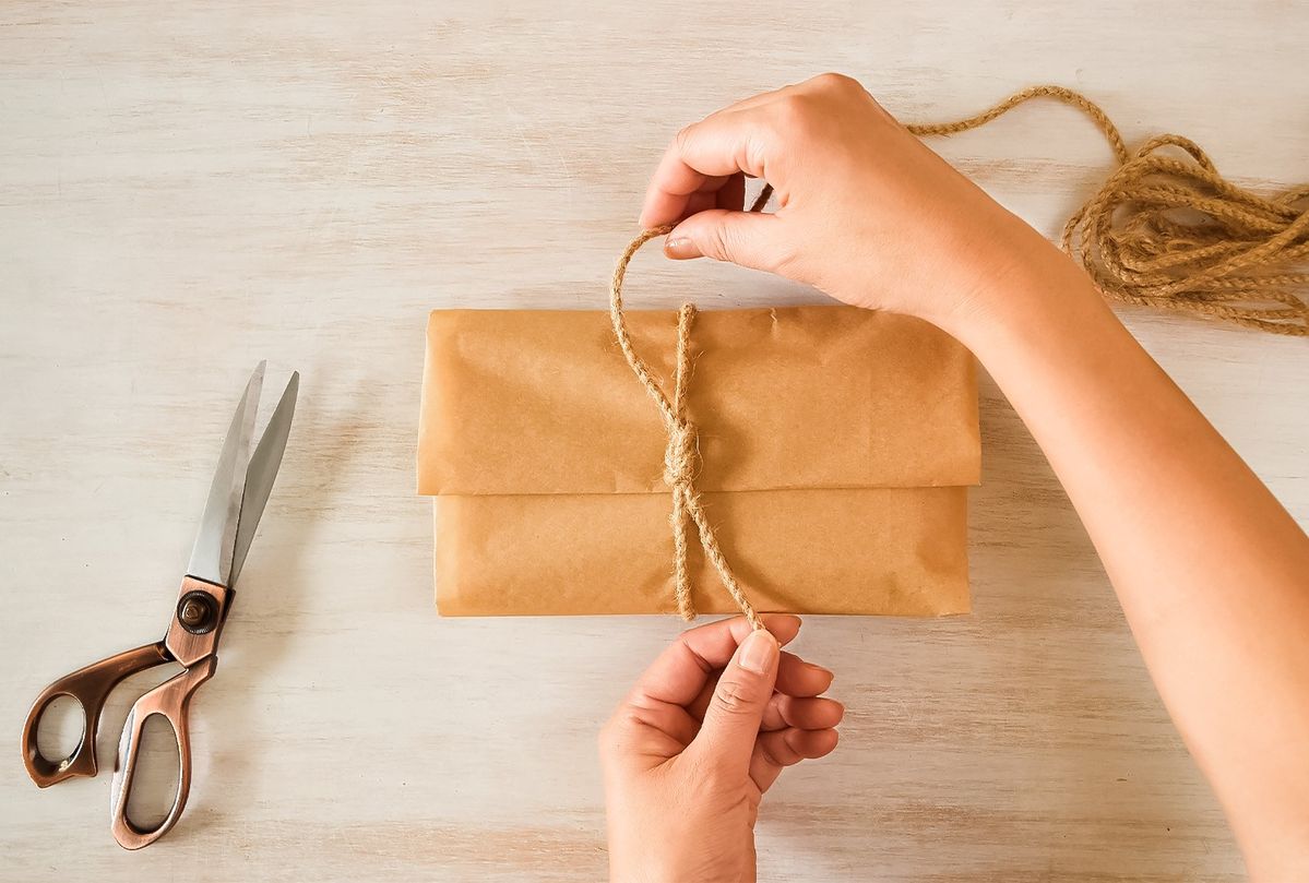 無漂白パーチメントベイキングペーパーでラッピングする方法