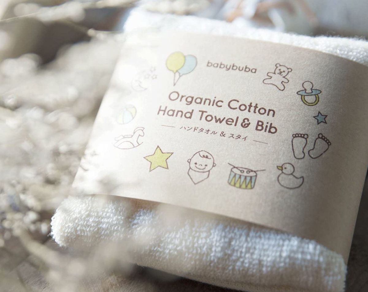 オーガニックコットン タオル baby buba ベビーブーバ よだれかけ スタイ 赤ちゃん ベビー