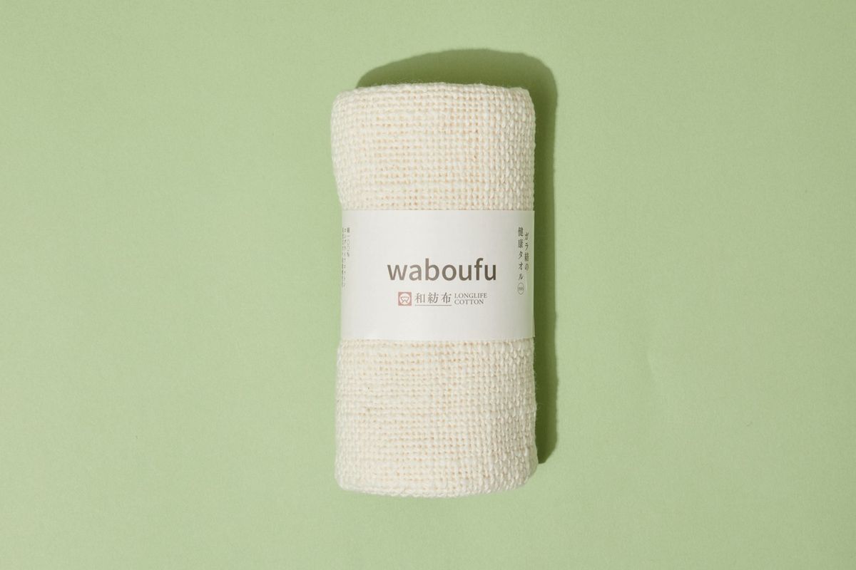 オーガニックコットン タオル ガラ紡 健康タオル ミニタオル 益久染織研究所