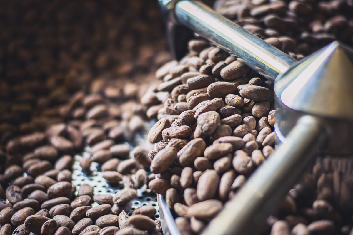 オーガニックチョコレートができるまで。焙煎の工程