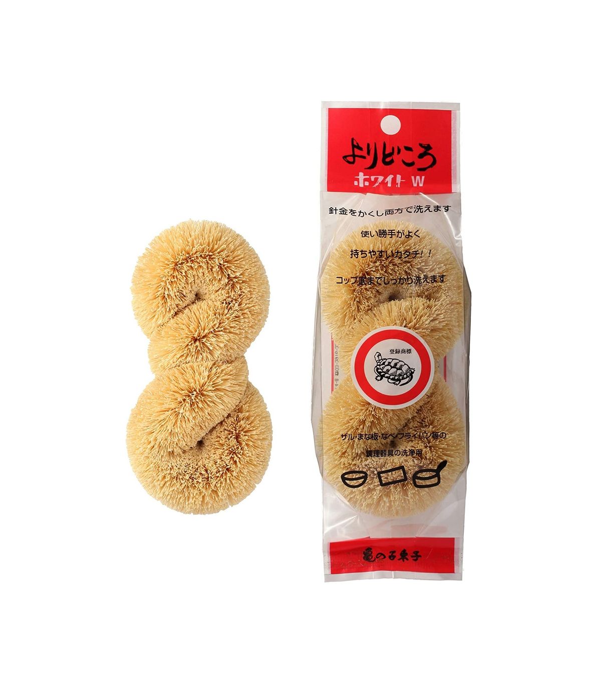 パームでできた食器洗い用たわし