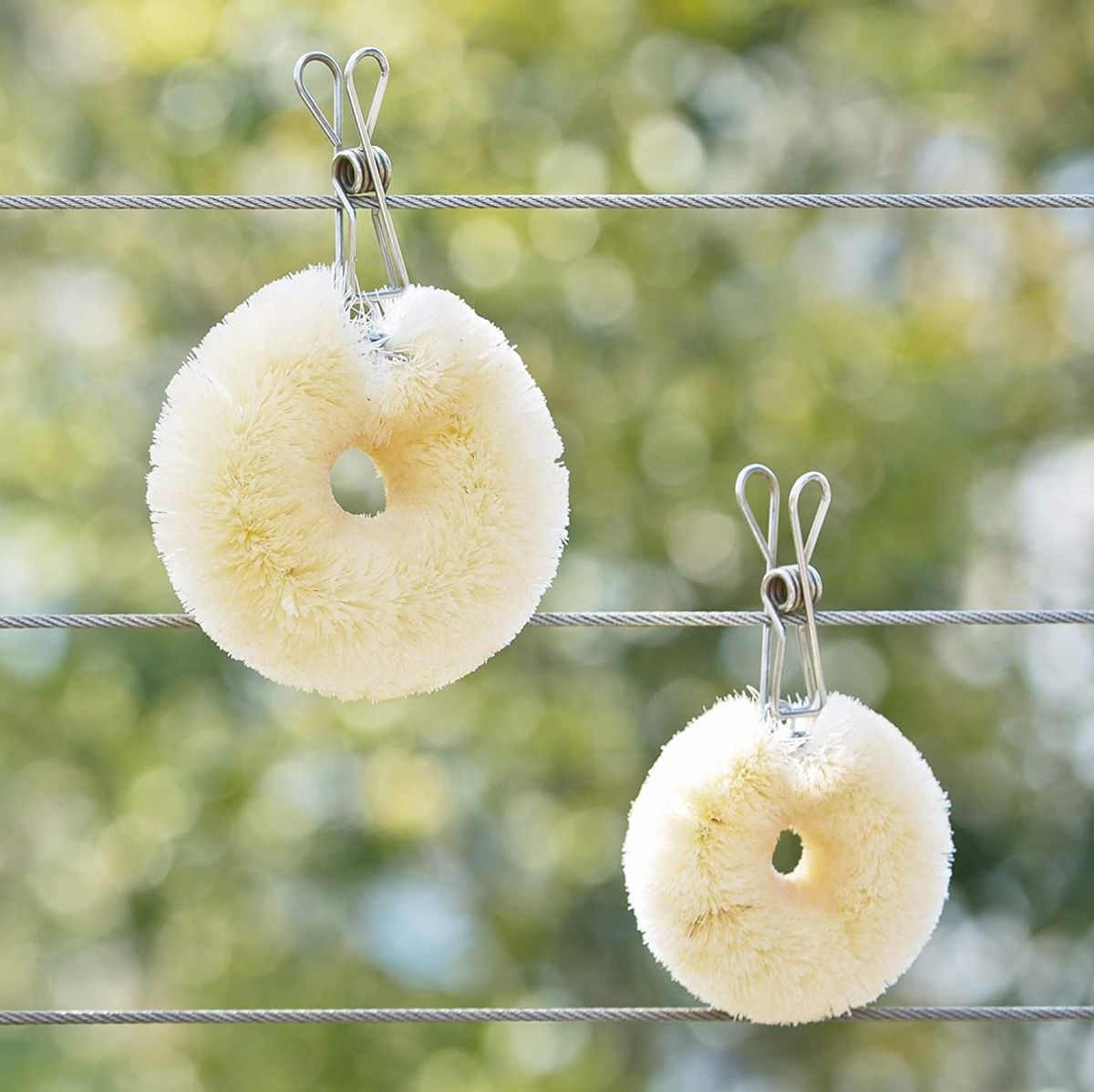 サイザル麻でできた食器洗い用たわし