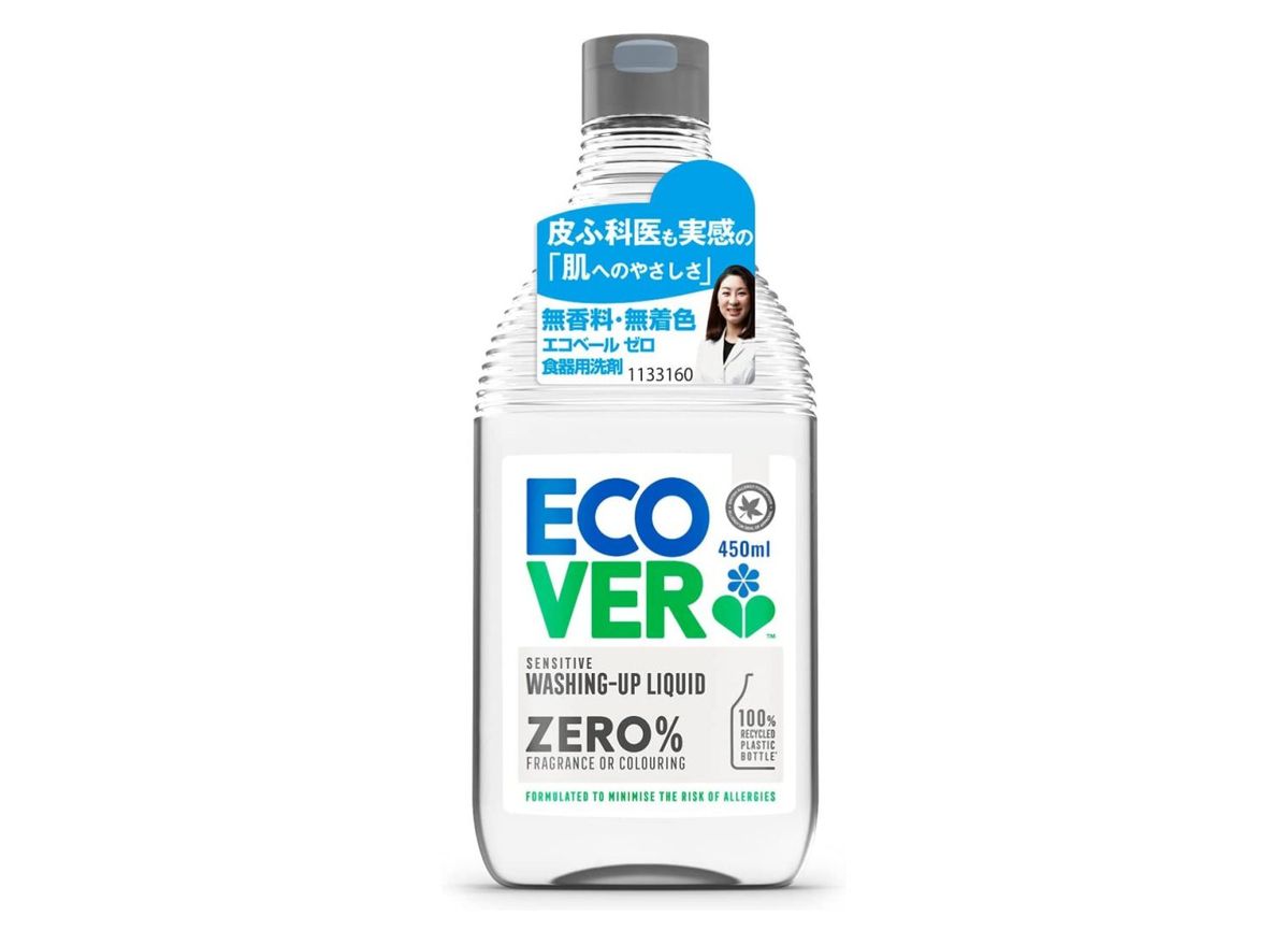 環境にやさしい食器用洗剤「ECO VER　ゼロ食器用洗剤」のボトル