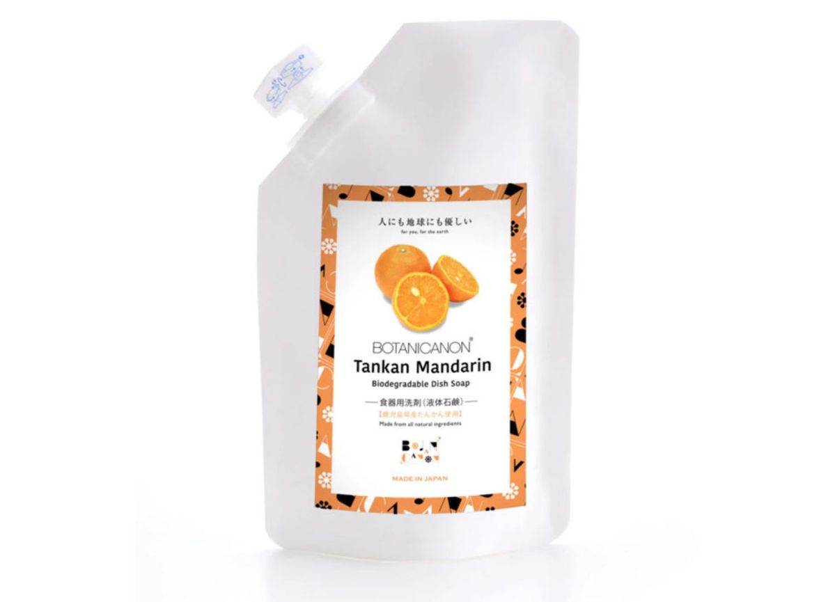 環境にやさしい食器用洗剤「BOTANICANON」のボトル