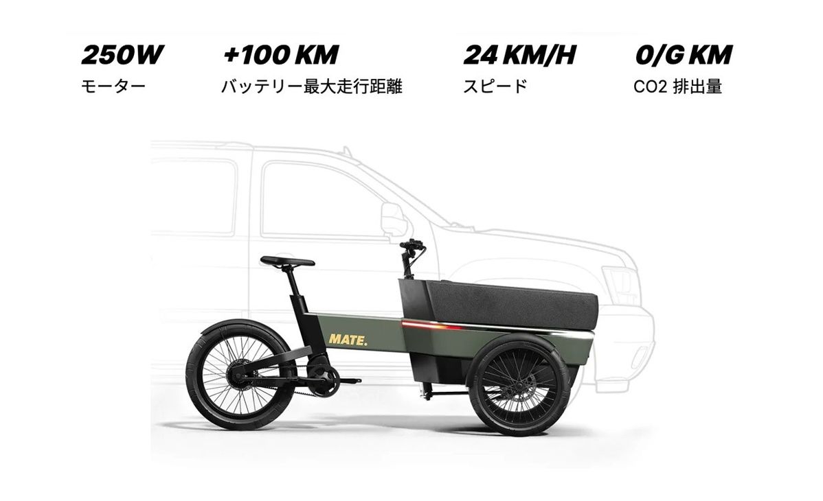 e-CARGO BIKE〈MATE SUV〉の機能