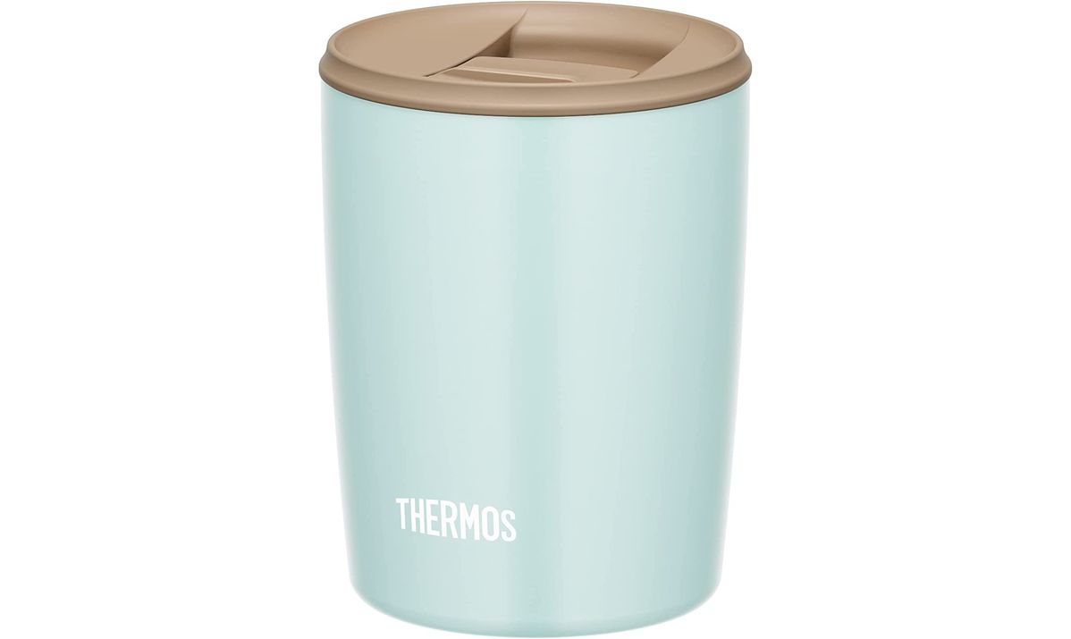 THERMOSのステンレスタンブラー ライトブルー