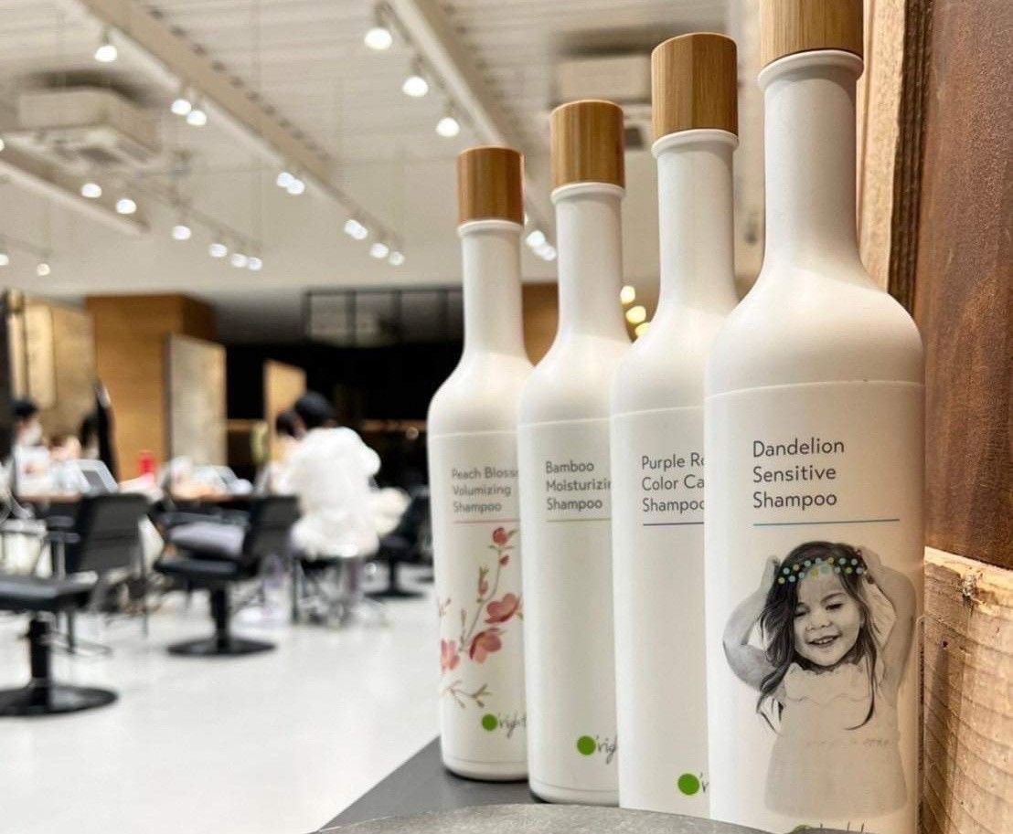 美容室で使われるヘアケアブランド「オーライト」のシャンプー