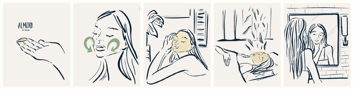 アロマティック スリーピングマスクの使い方