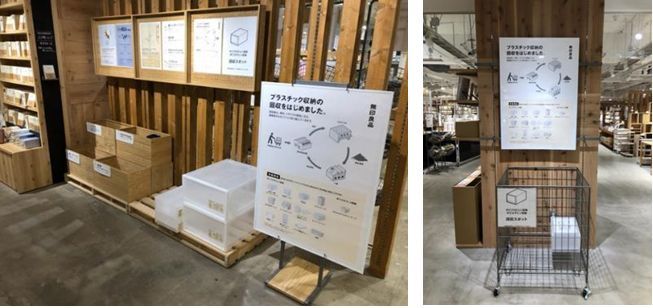 店内の回収スポット