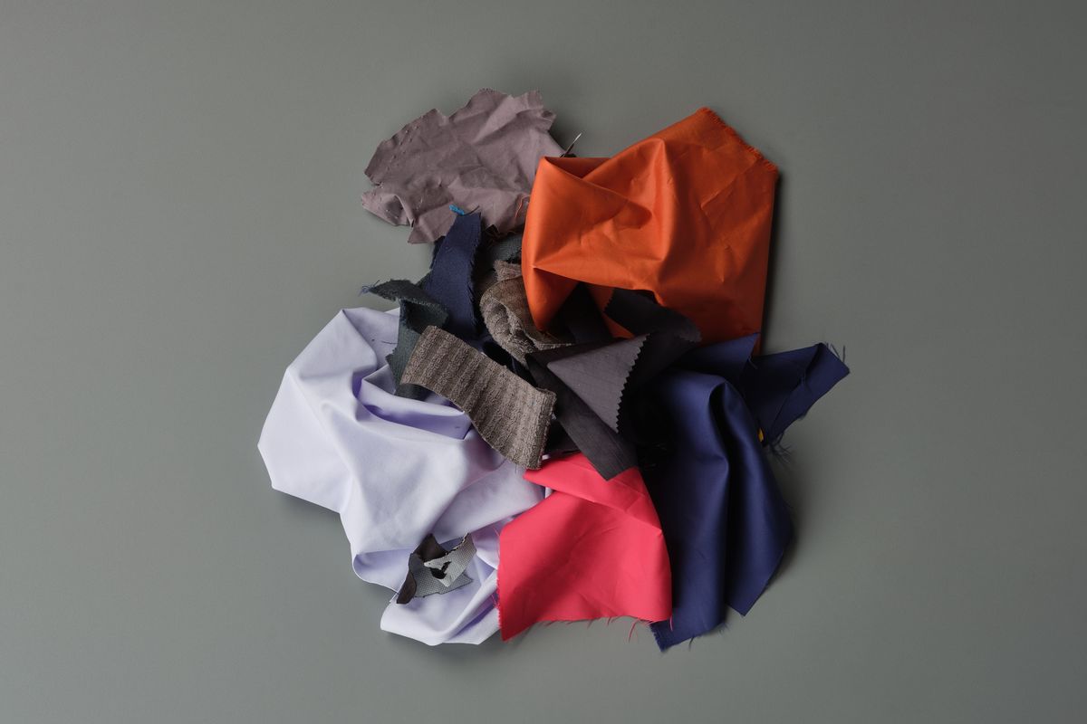 帝人の「エコペット®︎」の原料となる裁断くず・糸くず