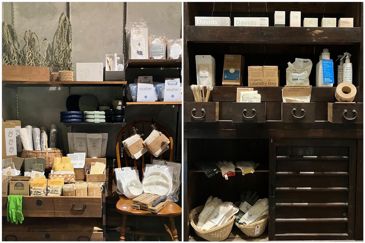 リビセン（リビルディングセンター）で開催されている「ELEMINIST SHOP」のポップアップ