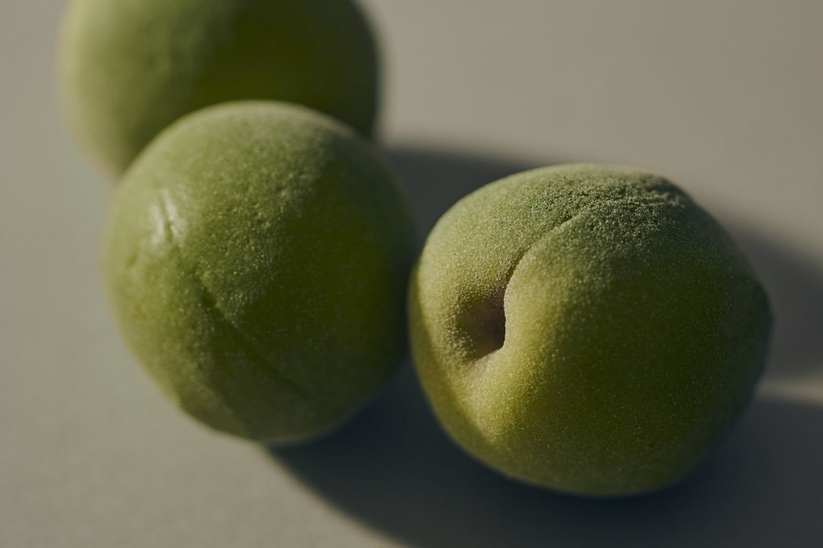 セルヴォークの『カーム』ラインに配合されている独自原料ウメコメ発酵エキスのもととなる有機栽培の梅