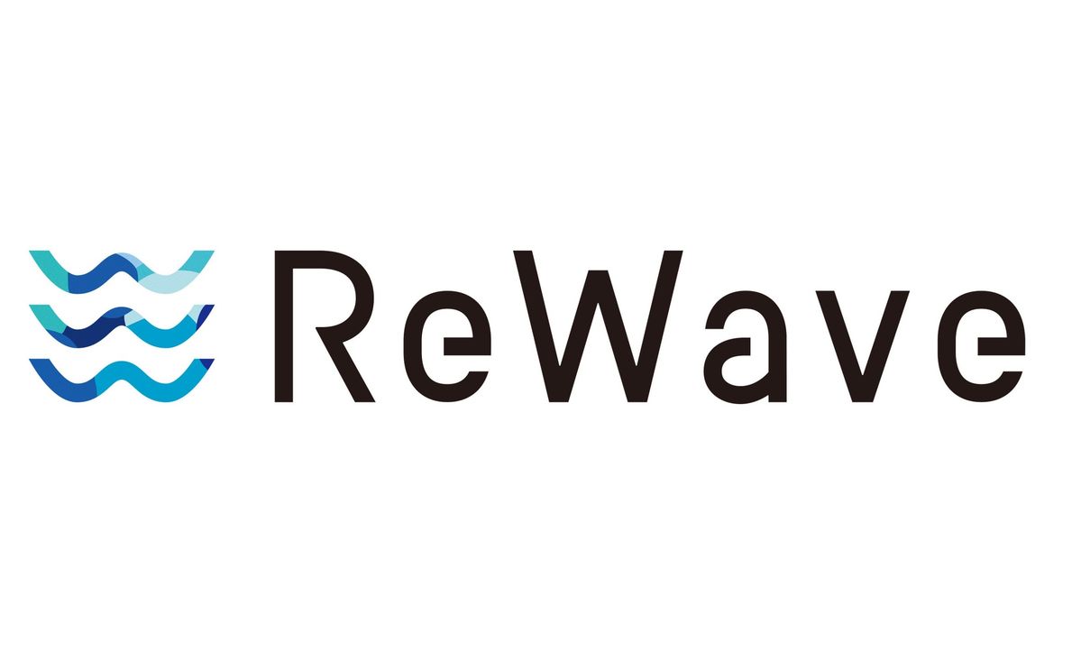 一般社団法人日本プロサーフィン連盟（JPSA）の海洋環境保全活動プロジェクト「ReWave（リウェイブ）」ロゴ