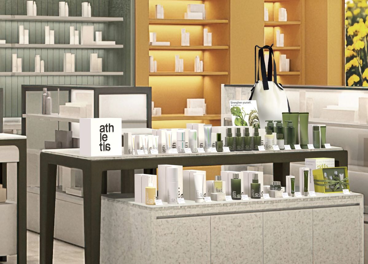 athletiaのPOPUPの様子