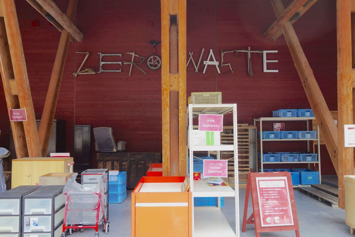 くるくるショップの壁