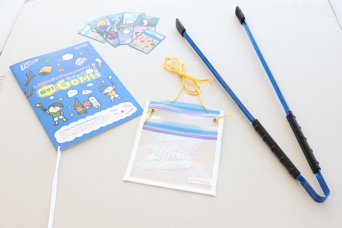 ごみ拾いトングなどごみ拾いイベントのグッズ