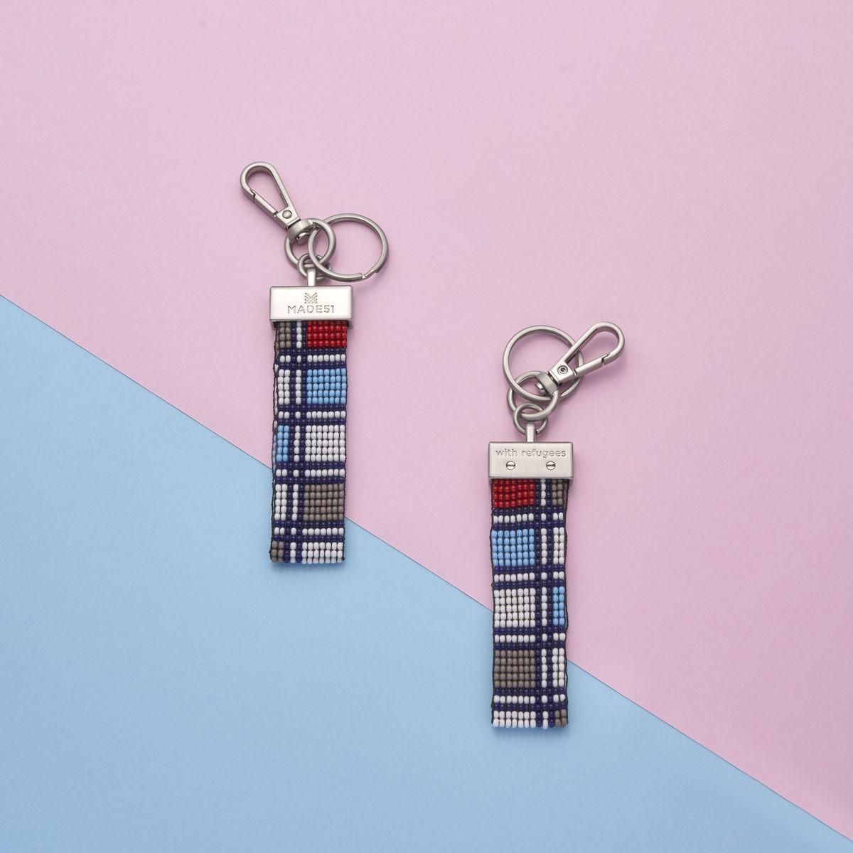 「UNHCR x UNIQLO 想いをつなぐキーチェーン」