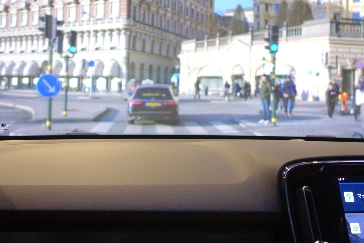 ボルボEV乗車体験