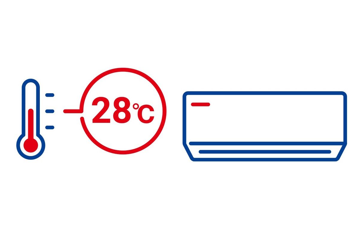 CO２削減に貢献できる「くらしのサス活」冷房の設定温度